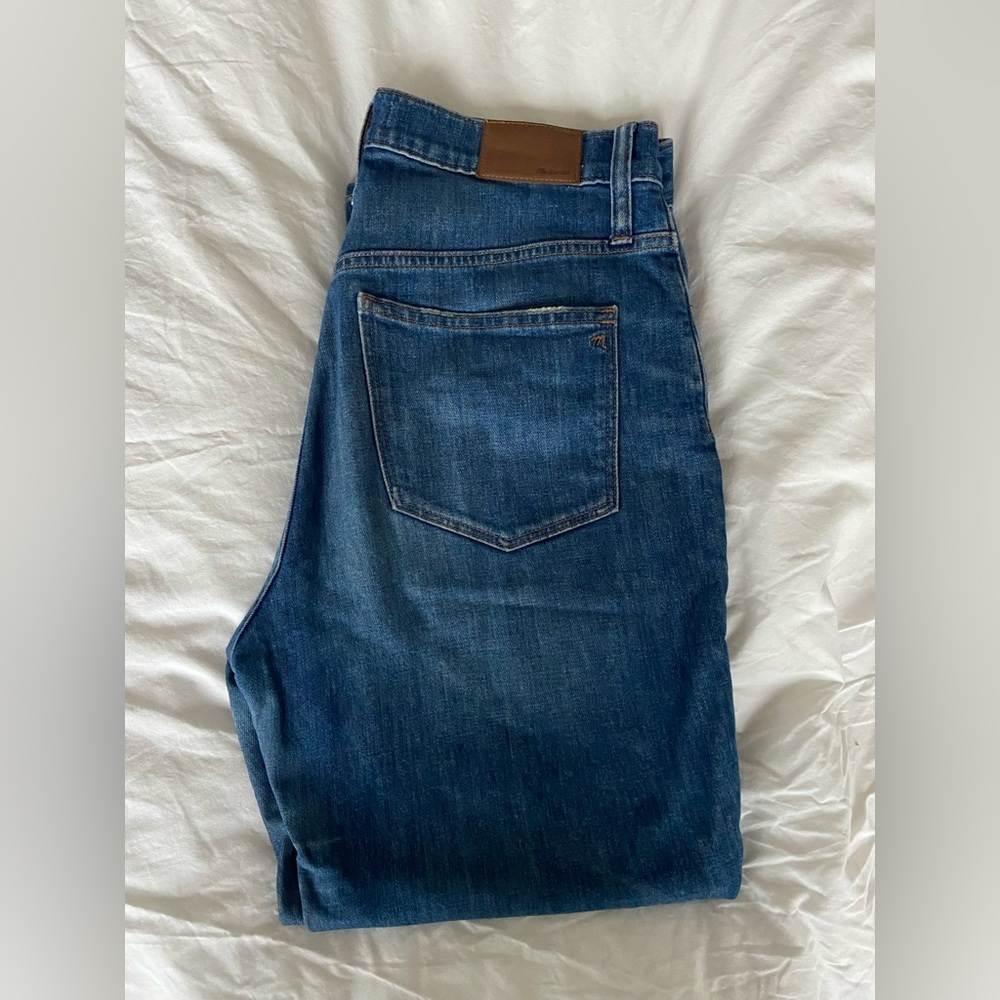 Madewell High Rise Crop Slim Boy Jean
